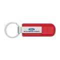 Ford Expedition Red Pu Leather Strap Silver Metal Bar Key Chain Official Licensed 3 75 In X 1 Model 301