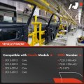 A-premium Electric Power Window Regulator With Motor Compatible Honda Civic 2012-2015 Coupe Front Right Passenger Side