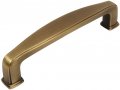 Cosmas 25 Pack 4390bab Brushed Antique Brass Modern Cabinet Hardware Handle Pull 3-1 2 Inch 89mm Hole Centers 