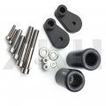 Smt-no Cut Frame Slider Crash Protector Compatible With 2006 2007 Honda Cbr 1000rr 1000 Rr Cn B00rued6jq