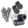Smt-no Cut Frame Slider Crash Protector Compatible With 2006 2007 Honda Cbr 1000rr 1000 Rr Cn B00rued6jq