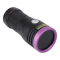 High Power 80w 365nm Black Light Flashlight Rechargeable With Aluminum Alloy Case For Curing Portable Banknote Checking 1 X
