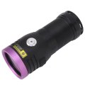 High Power 80w 365nm Black Light Flashlight Rechargeable With Aluminum Alloy Case For Curing Portable Banknote Checking 1 X