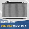 Dpi 13659 Factory Style 1-row Cooling Radiator Compatible With Mazda Cx-5 2017-2023 Aluminum Core