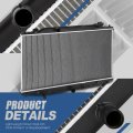 Dpi 13659 Factory Style 1-row Cooling Radiator For Mazda Cx-5 2017-2023 Aluminum Core