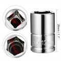 Uxcell 2 Pcs 3 8-inch Drive 12mm 6-point Shallow Socket Metric Cr-v
