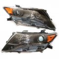 Bjtdllx Halogen Headlight Assembly Set Of 2 For Toyota Venza 2009 2010 2011 2012 2013 2014 2015 2016 Black Housing Clear Lens 