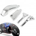 Lirun 4 Parts Frame Cover Motorcycle Accessories Covers Abs Plastic Replacement For Suzuki Boulevard M109 M109r Chrome Color