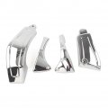 Lirun 4 Parts Frame Cover Motorcycle Accessories Covers Abs Plastic Replacement For Suzuki Boulevard M109 M109r Chrome Color