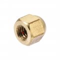 Uxcell Hex Cap Nuts 20pcs M4 Dome Brass Hexagon Decorative Nut For Screws Bolts Tone