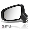 Auto Dynasty To1320385 Factory Style Driver Left Side Mirror Manual Folding Power Adjust Heated Glass Blind Spot Detection