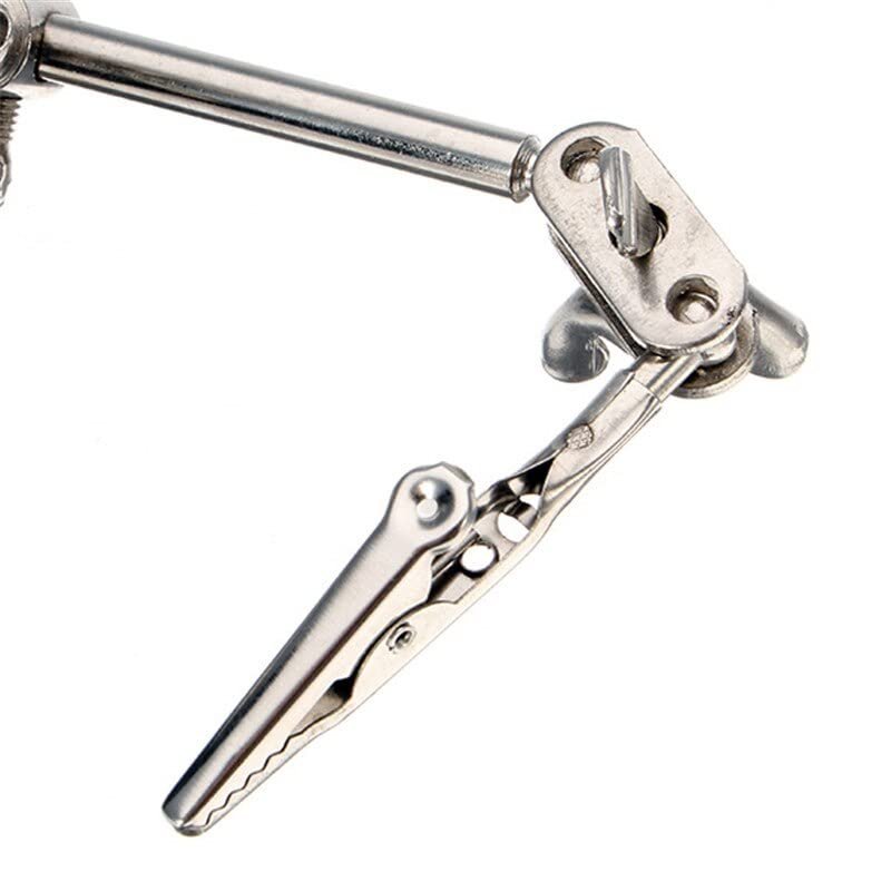 Adjustable Helping Hand Holds Pcbs And Projects In An Exact Position For Soldering Hobby Model Assembly Jewelry Repair Ex