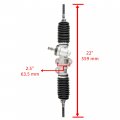 Caltric Steering Rack And Pinion Compatible With Ezgo Rxv Electric Gas 2008-up 601580 851-201