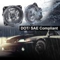 Fog Lights Clear Lens Front Driving Light Assembly Compatible With Ford Mustang Cobra 03-04 Focus Svt Models Only 02-04 Escape