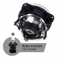 Fog Lights Clear Lens Front Driving Light Assembly Compatible Ford Mustang Cobra 03-04 Focus Svt Models Only 02-04 Escape 05-07