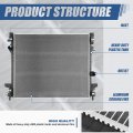 Auto Dynasty Dpi 13555 Factory Style 1-row Cooling Radiator Compatible With Ford Edge Lincoln Mkx Nautilus 2 0l 2 7l 15-20