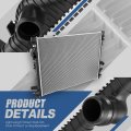 Auto Dynasty Dpi 13555 Factory Style 1-row Cooling Radiator Compatible With Ford Edge Lincoln Mkx Nautilus 2 0l 2 7l 15-20