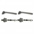 A-partrix 4x Tie Rods Inner And Outer Front Replacement Rod End Fits 300zx 1986 1985 1984 