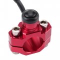Goofit Cnc Universal Motorcycle Engine Stop Start Kill Switch Button With Mounting Backplate Compatible Replacement For Pit