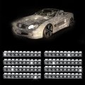 Zcargel Blingbling Car Vent Decoration 8 Pieces 5cm Outlet Decorative Strip Interior Trim Conditioning For Straight Air