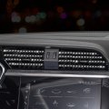 Zcargel Blingbling Car Vent Decoration 8 Pieces 5cm Outlet Decorative Strip Interior Trim Conditioning For Straight Air