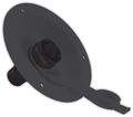 Jr Products 321-b-36-a Black City Water Dish With 1 2 Mpt 