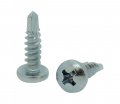 100 Qty 8 X 5 Zinc Pan Head Phillips Tek Self Drilling Sheet Metal Screws Bcp58 
