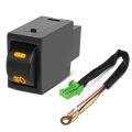 Auto Dynasty Front Dash Mount Fog Light Lamp Switch With Wiring Harness For Scion Fr-s Toyota 86 Subaru Brz 2013-2020 Matte 