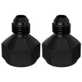 Aluminum Alloy 2pcs Flare Reducer Fitting Fuel Cell Bulkhead Adapter 10an Female To 6an Male For Most Car 