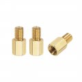 M6x10mm 8mm Male Female Brass Hex Pcb Motherboard Spacer Standoff For Fpv Drone Quadcopter Computer And Circuit Board 3 Pieces 