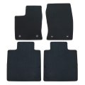 Premium Black Velour And Plastic Car Mats For Toyota Tundra Crew Max 2014 2021 Custom Fit Waterproof Non Slip Floor Easy To 