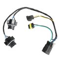 Headlight Light Socket Wiring Harness Assembly 645-745 25962806 15841609 Replacement For 2007-2014 Silverado Sierra 1500 2500hd 