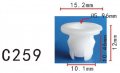 Autobahn88 Hood Insulation Clip Compatible With Mitsubishi Oem Mr330556 M817060 Pack Of 20