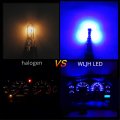 Wljh Super Bright Blue T5 Dash Light Bulbs Car Instrument Cluster Panel Gauge Warning High Beam Indicator Led 73 74 286 2721
