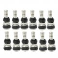 Blackhorse-racing 12 Pieces Tr6 Tire Valve Stems Outer Mount Fits 453  625 Rim Holes Long 1 1 2 Silver 