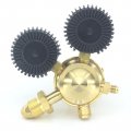 Rx Weld Nitrogen Regulator With 0-600 Psi Cga580 Inlet Delivery Pressure Equipment Brass Outlet Connection Gauges 