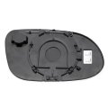 Car Rearview Left Driver Side Mirror Glass Replacement W Backing Plate Aspherical Heated White For Mercedes A Class W168 Clk