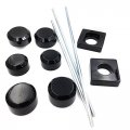 Smt-black Aluminum Fork Axle Caps Covers Compatible With 96-05 Suzuki Gsxr 600 750 01-04 1000 B00rnisd88