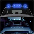 Auto Dynasty Compatible With Dodge Ram 1500 2500 3500 Be 5 X Led Cab Roof Top Lights Smoked Housing Blue