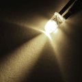 Uxcell 18pcs 5mm Pre Wired Led Warm White Dc24v Clear Lens Light Emitting Diodes