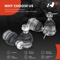 A-premium Set Of 4 Front Upper Lower Ball Joints Kit Compatible With Dodge Ram 2500 2000-2002 3500