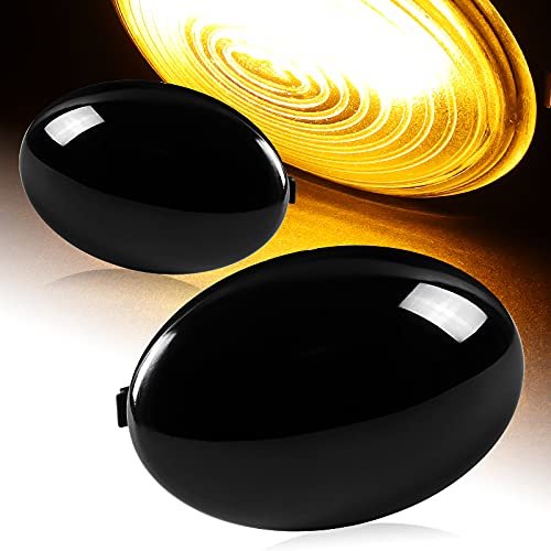 Eparts Front Fender Side Marker Lights Full Led For 07-15 Mini Cooper R55 R56 R57 R58 R59 2007 2008 2009 2010 2011 2012 2013