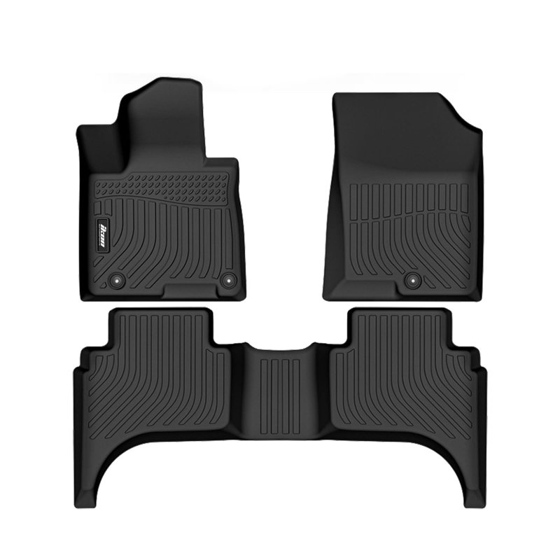 All Weather 3d Tpe Floor Mats For 2022 2026 Hyundai Santa Cruz Waterproof Anti Slip Full Set Car Interior Accessories Black