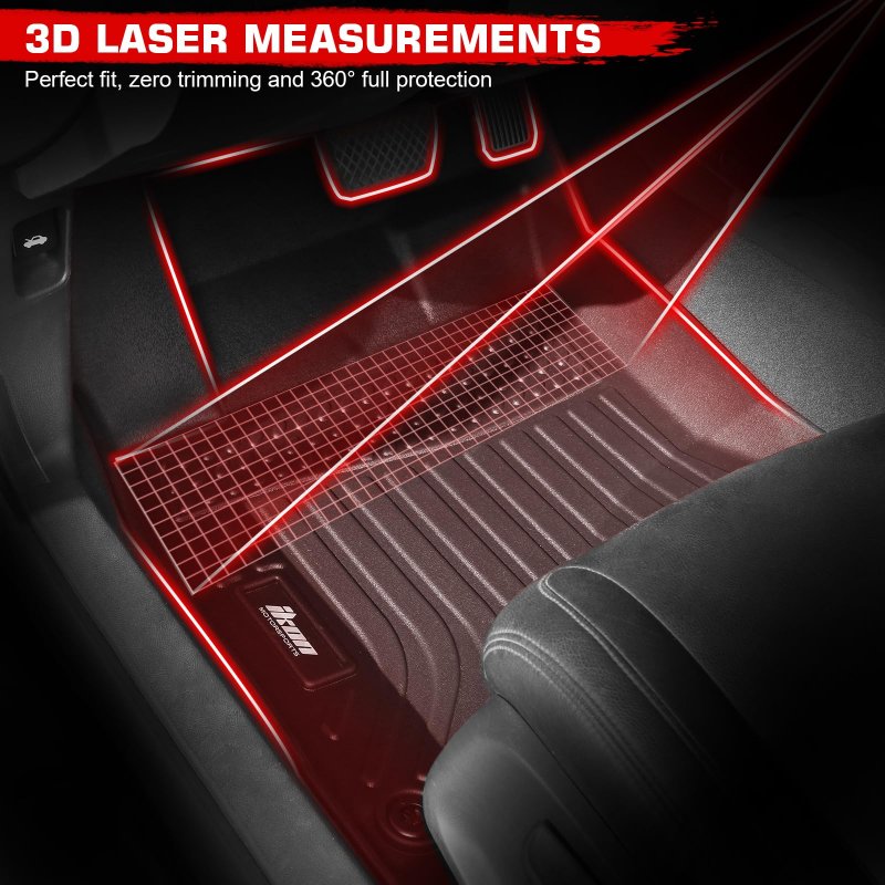 All Weather 3d Tpe Floor Mats For 2022 2026 Hyundai Santa Cruz Waterproof Anti Slip Full Set Car Interior Accessories Black