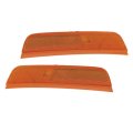 Front Side Marker Light Assembly Pair For Jeep Grand Cherokee 2022 2023 2024 Led Amber Lens Replacement Ch2550138 Ch2551138 