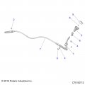 Polaris Rzr Shift Cable Genuine Oem Part Qty 1