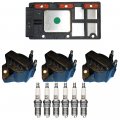 1 Herko Lx348 Ignition Control Module 3 B005 Coils 6 3013 Spark Plugs Compare To D1946a 19178827 10467439 10456478 D555 D576 