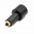 Uxcell 2pcs 17mm Black Motorcycle Anti Vibration Handle Bar End Grip Caps For Gs