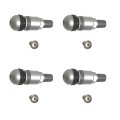 Rpg 4x Set New Tpms Wheel Valve Stem Rebuild Kit Aluminum Clamp In For Many Models 