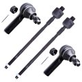Front Suspension Set Of 4 Inner Tie Rod End Outer Fit 1997-2003 For Infiniti Qx4 1996-2004 Nissan Pathfinder 